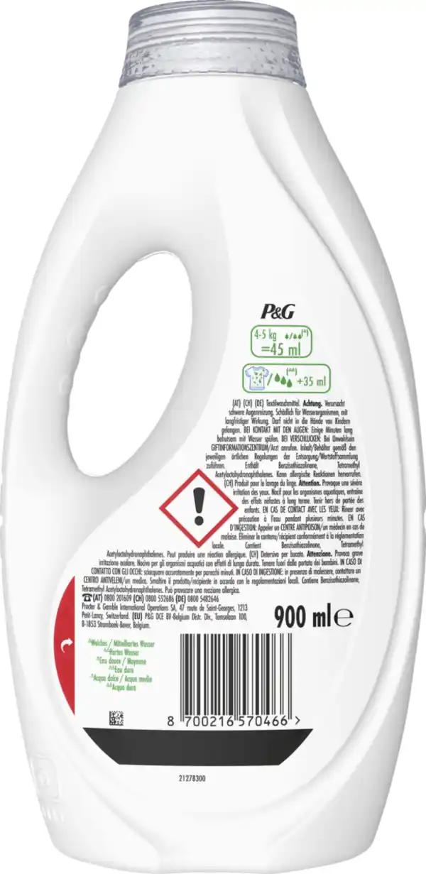 Bild 2 von Ariel Universalwaschmittel Flüssig Frische Baumwollblüte 20 WL