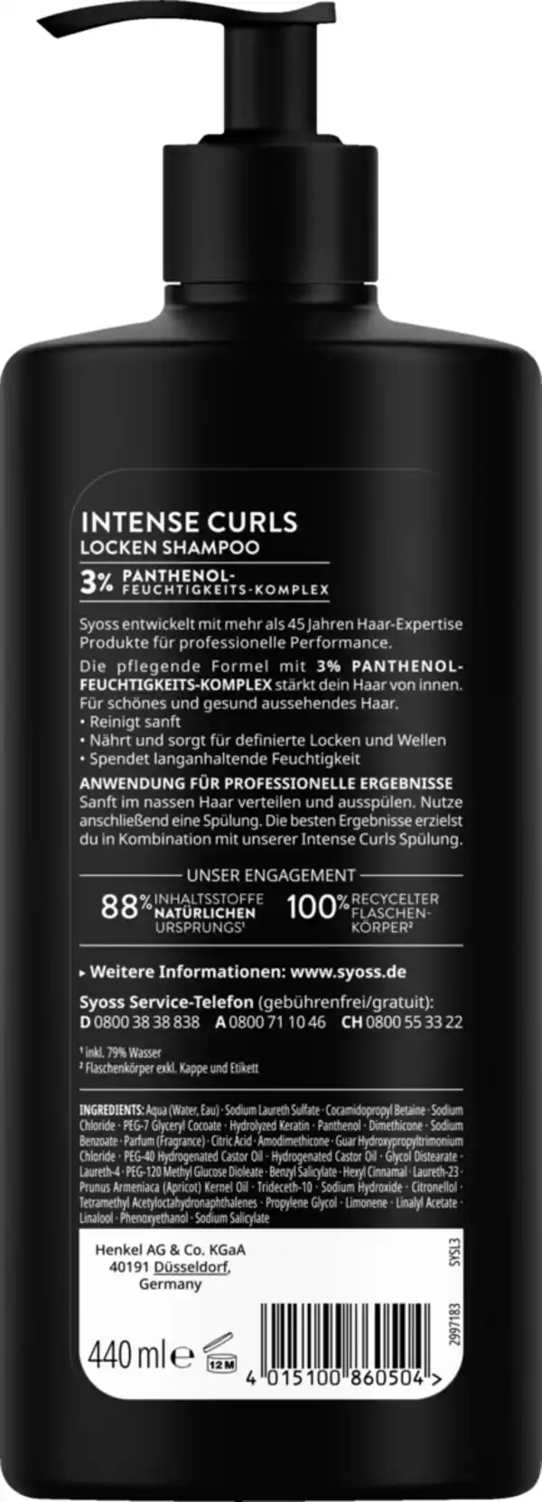 Bild 2 von Syoss Shampoo Intense Curls, 440 ml