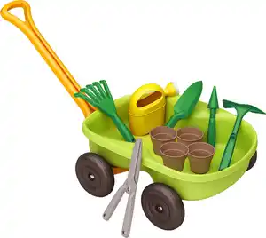 Adriatic Kinder Gartenwagen mit Werkzeug bunt