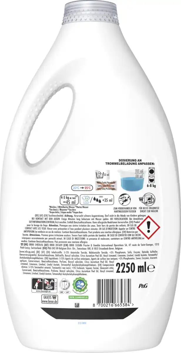 Bild 2 von Lenor Vollwaschmittel Flüssig Aprilfrisch 50WL, 50 WL