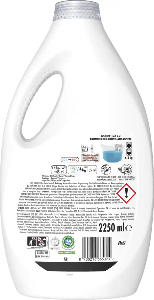 Bild 2 von Lenor Vollwaschmittel Flüssig Aprilfrisch 50WL, 50 WL