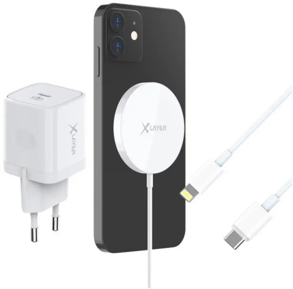 Bild 1 von MagFix Pro Wirel. Charging Set(15W) Ladegerät weiß