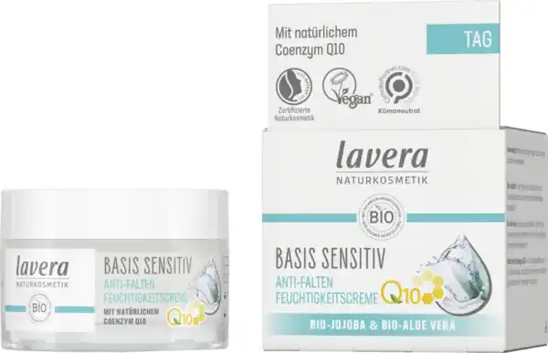 Bild 4 von lavera basis sensitiv Anti-Falten Feuchtigkeitscreme, 50 ml