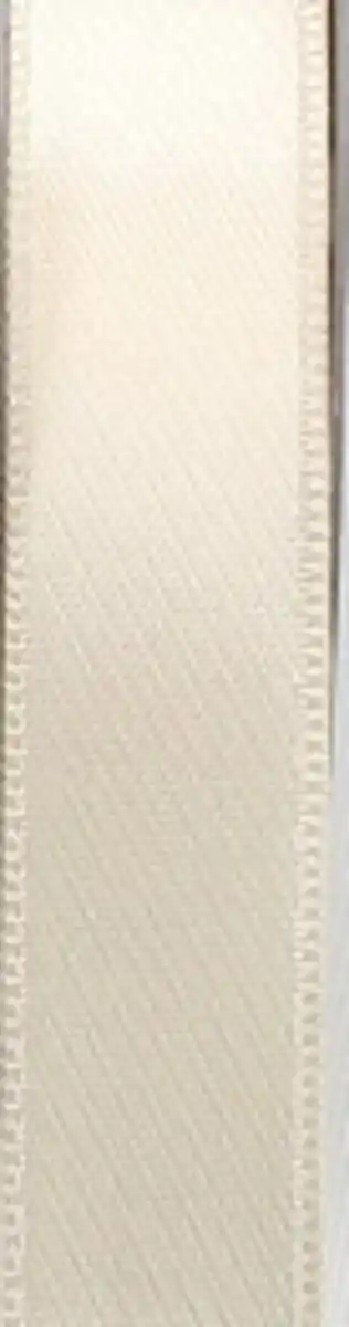 Bild 1 von DEKOWELT Geschenkband Doppelsatin creme, 7 m
