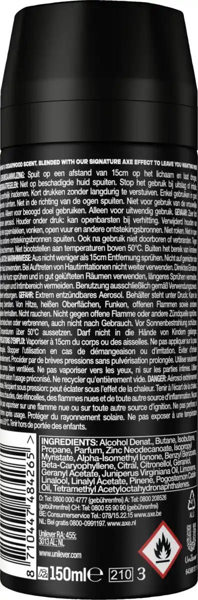 Bild 2 von AXE Bodyspray Black, 150 ml
