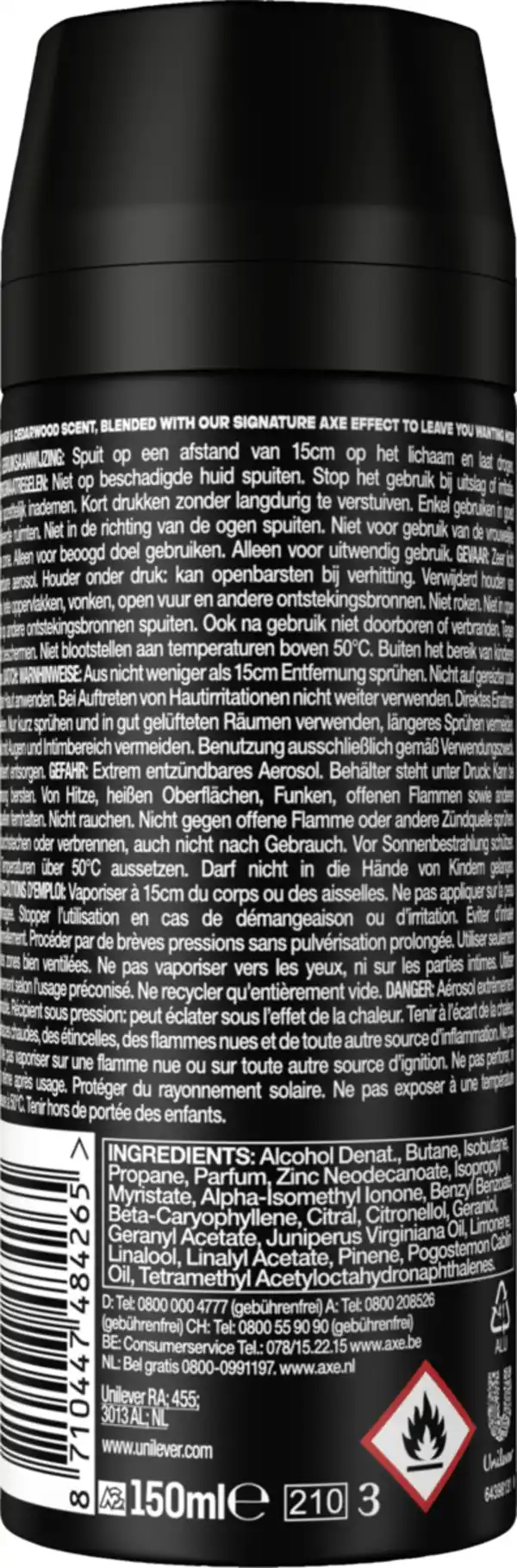 Bild 2 von AXE Bodyspray Black, 150 ml
