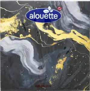 alouette Serviette Marmor