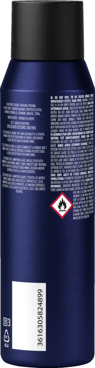 Bild 2 von adidas UEFA Champions League Goal, Body Spray 150 ml