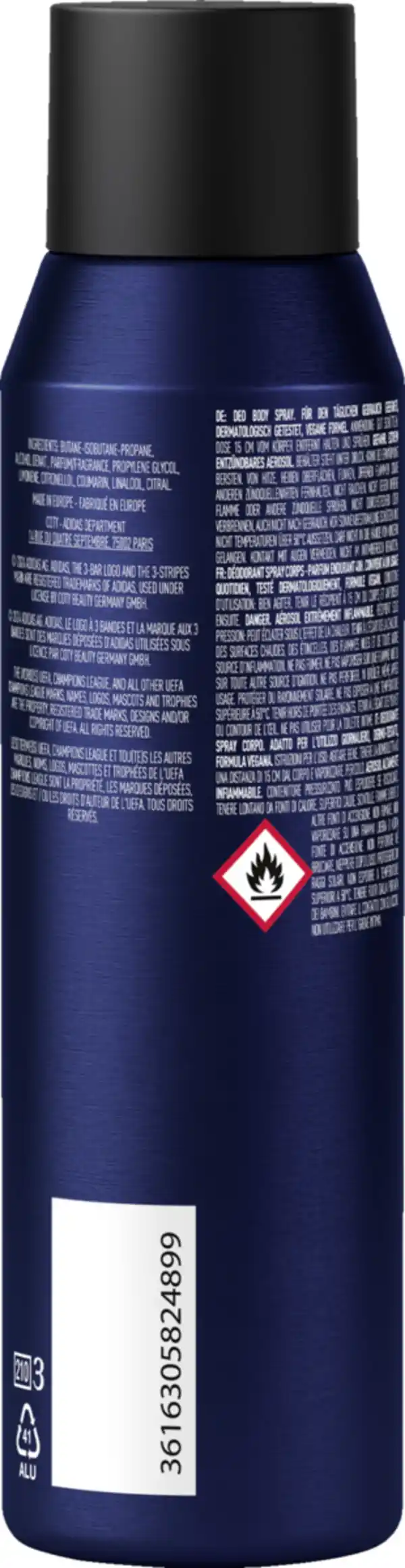 Bild 2 von adidas UEFA Champions League Goal, Body Spray 150 ml
