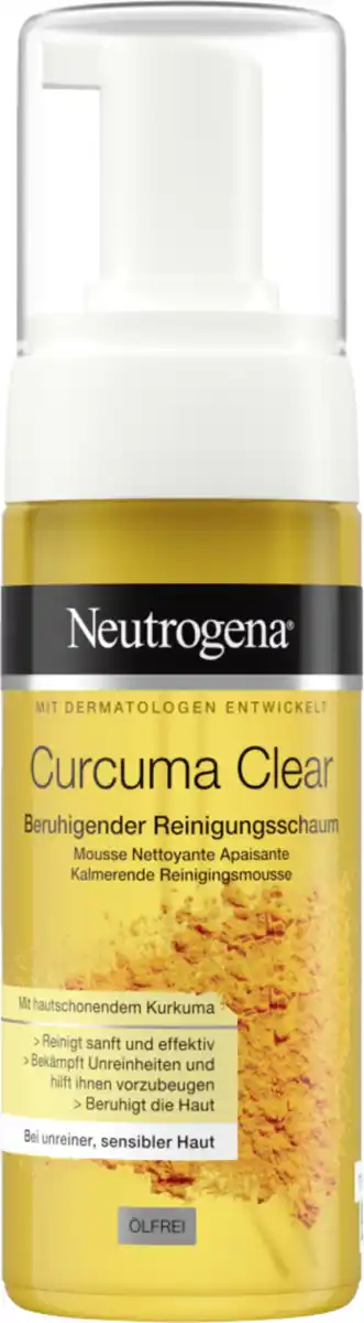 Bild 1 von Neutrogena Curcuma Clear Beruhigender Reinigungsschaum, 150 ml