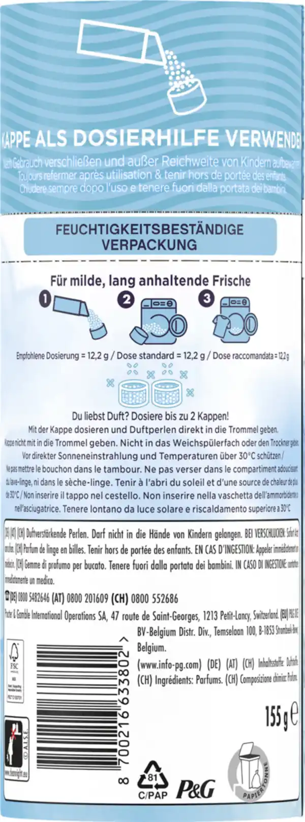 Bild 2 von Lenor Wäscheparfüm Light Frische Baumwollblüte, 155 g