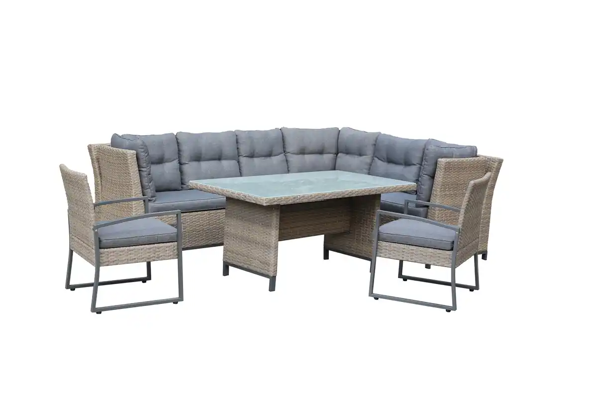 Bild 1 von Primaster Gartenmöbel-Set Elba Rattan/Aluminium