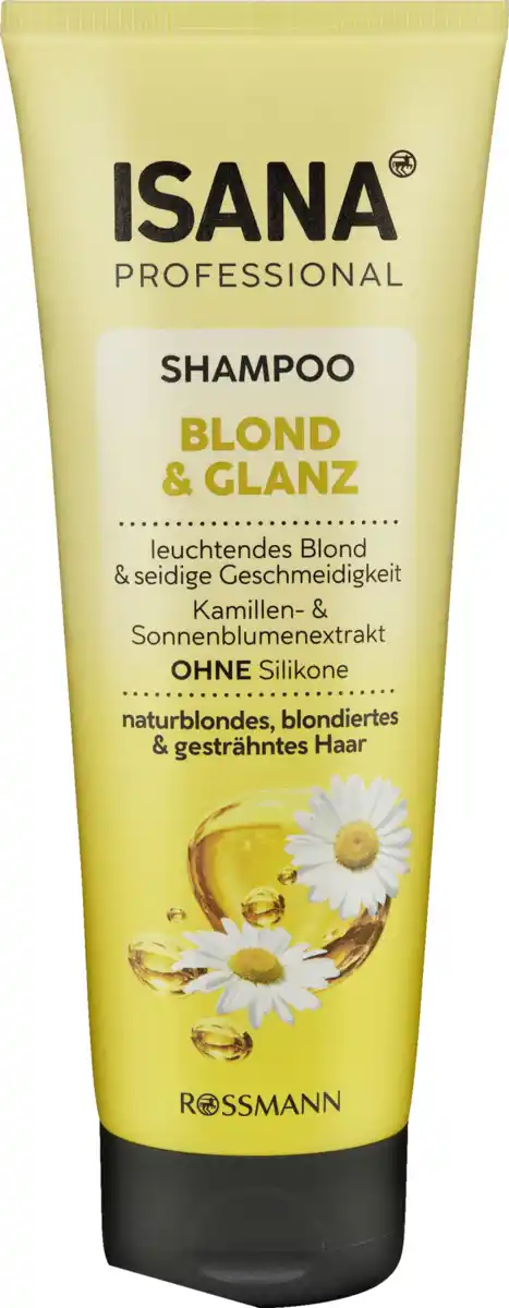 Bild 1 von ISANA PROFESSIONAL Shampoo Blond & Glanz, 250 ml