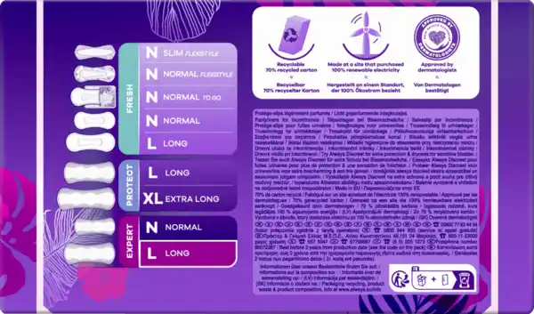 Bild 3 von Always Daily Expert Protect Slipeinlagen Long mit Duft Big Pack