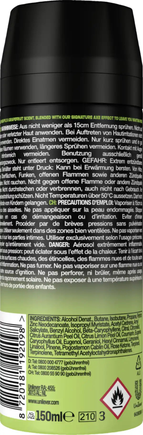 Bild 2 von AXE Bodyspray Epic Fresh, 150 ml