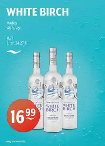 WHITE BIRCH Vodka 40 % Vol.