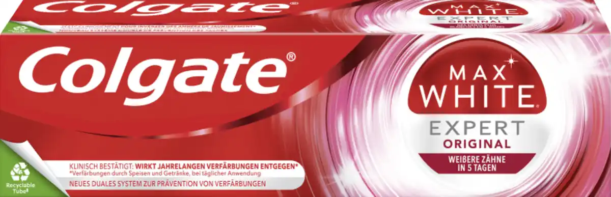 Bild 1 von Colgate Max White Expert White Zahnpasta, 75 ml