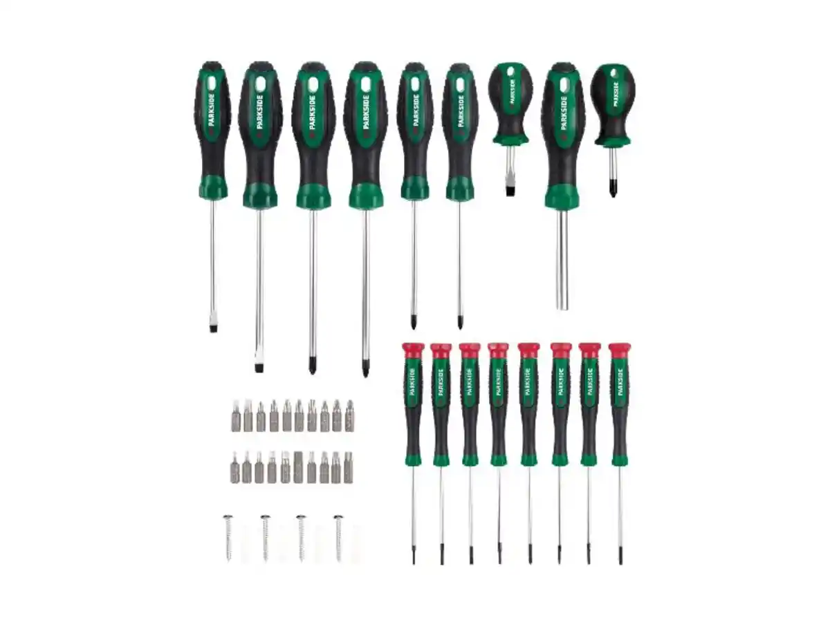Bild 4 von PARKSIDE® Bit- und Schraubendrehersatz mit Wandhalterung, 37-teilig