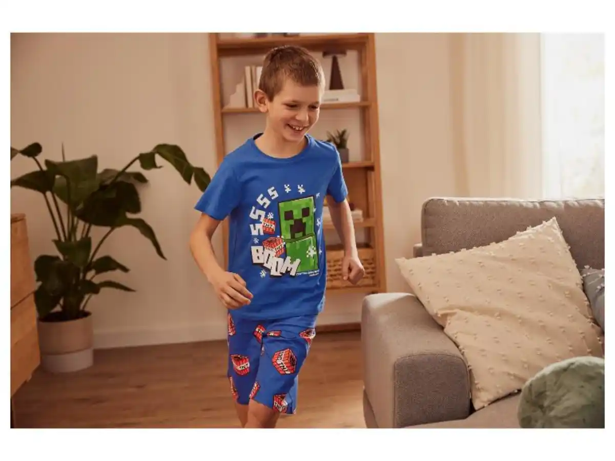 Bild 2 von Minecraft Kleinkinder Kinder Jungen Pyjama kurz