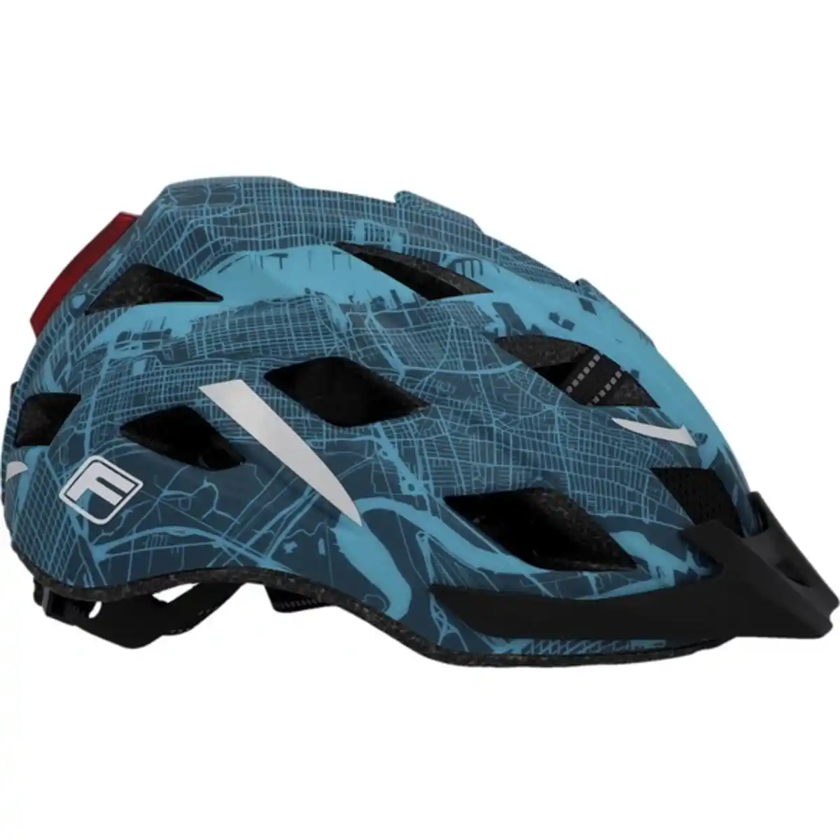 Bild 1 von FISCHER FAHRRAD Fahrradhelm, S/M Kopfumfang 52-59 cm, blau