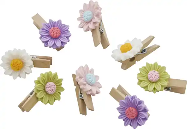 Bild 2 von DEKOWELT Blumen Streu/ Klammern