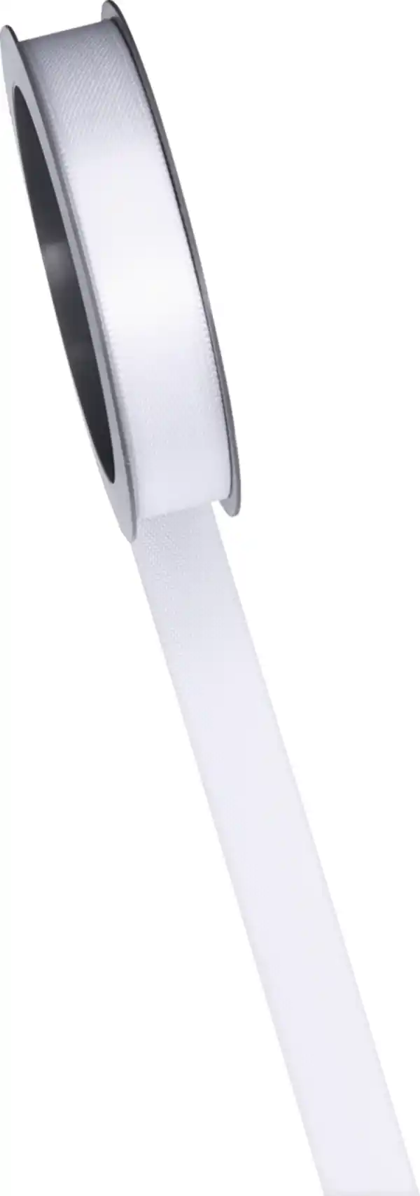 Bild 2 von DEKOWELT Geschenkband Doppelsatin weiß, 7 m