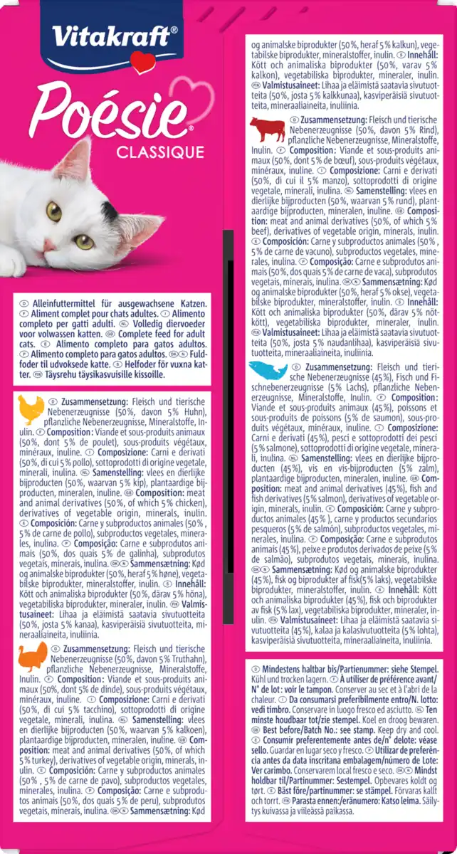 Bild 4 von Vitakraft Poésie Classique in Sauce Multipack, 1.020 g