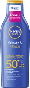 NIVEA SUN Schutz & Pflege Sonnenmilch LSF 50+, 200 ml