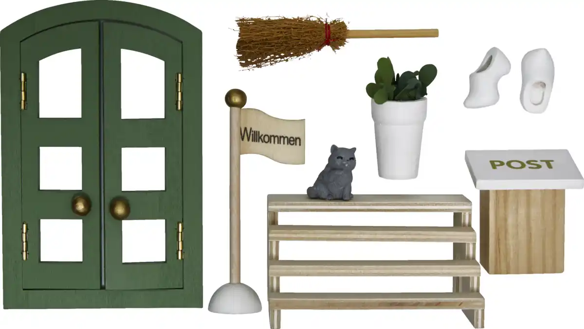 Bild 1 von IDEENWELT Wichteltür Frühling mit Katze