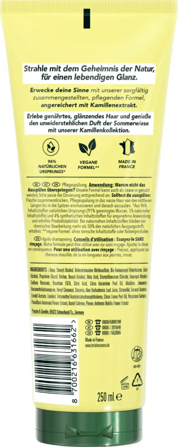 Bild 2 von Herbal Essences Pflegespülung Kamille, 250 ml