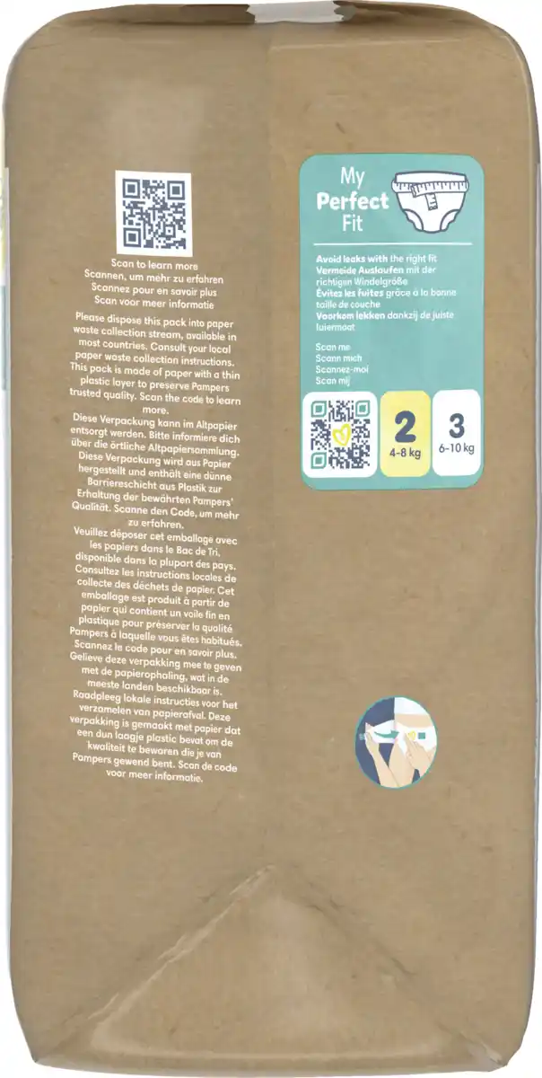 Bild 1 von Pampers Harmonie Windeln Gr.2 Mini 4-8kg Single Pack