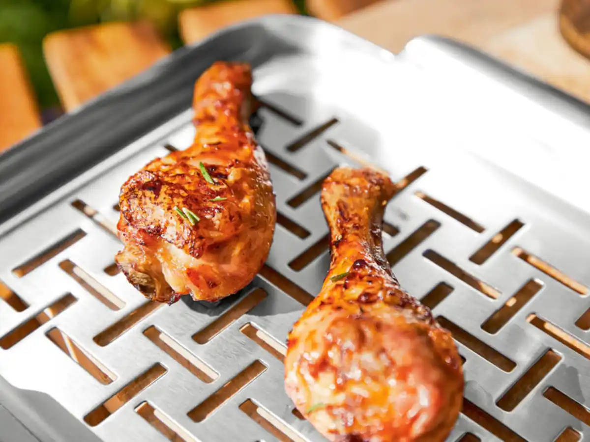 Bild 4 von GRILLMEISTER Grillplatten, aus rostfreiem Edelstahl,  2 St