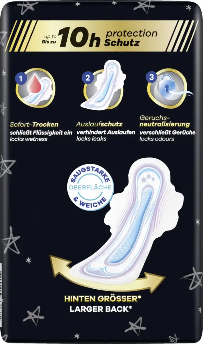 Bild 4 von Always Ultra Secure Night Binden mit Flügeln BigPack