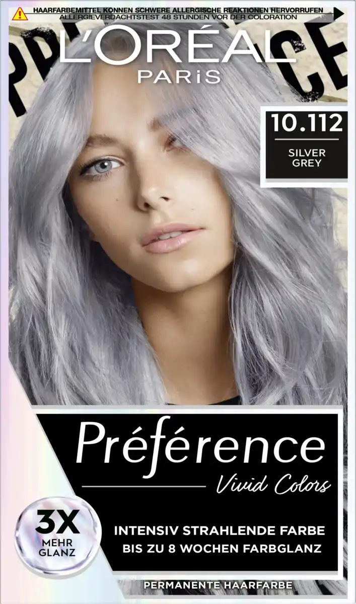 Bild 1 von L’Oréal Paris Préférence Vivid Colors 10.112 Silver Grey