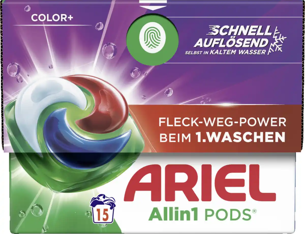 Bild 1 von Ariel Colorwaschmittel Pods 15 WL