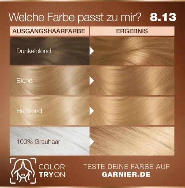 Bild 4 von Garnier GOOD Dauerhafte Haarfarbe 8.13 Warmes Dämmerungs-Beige