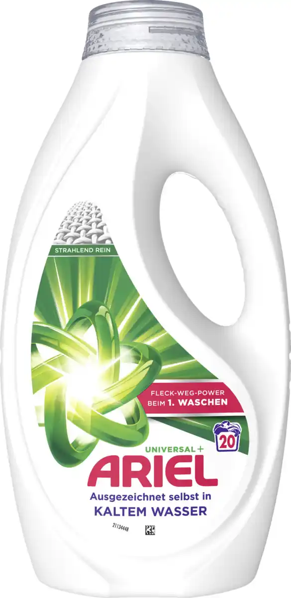 Bild 1 von Ariel Vollwaschmittel Flüssig Regulär 20 WL