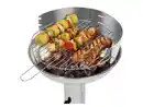 Bild 3 von GRILLMEISTER Holzkohle Säulengrill, Edelstahl