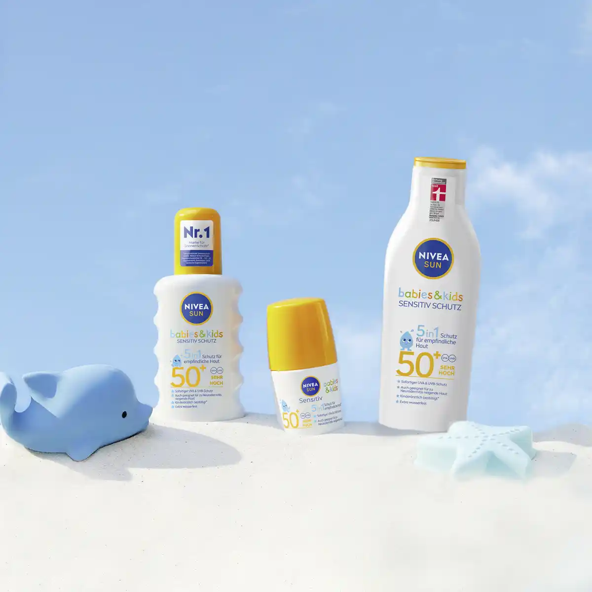 Bild 3 von NIVEA SUN Babies & Kids sensitiv Sonnenroller LSF 50+, 50 ml
