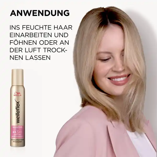 Bild 3 von Wella Wellaflex Sensitive Schaumfestiger, 200 ml