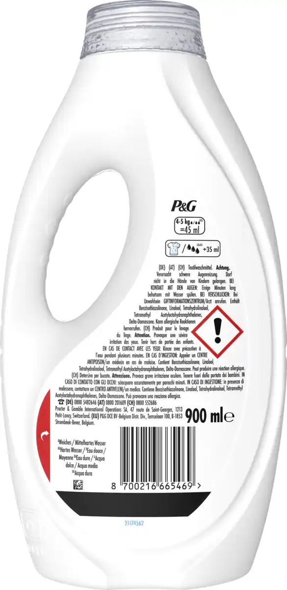 Bild 2 von Lenor Vollwaschmittel Flüssig Orangenblüte Pfirsich 20WL, 20 WL