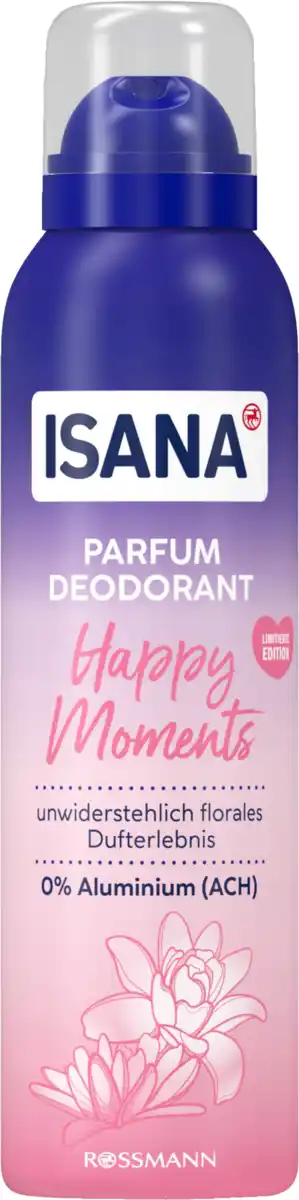 Bild 1 von ISANA Parfum Deodorant Happy Moments, 150 ml