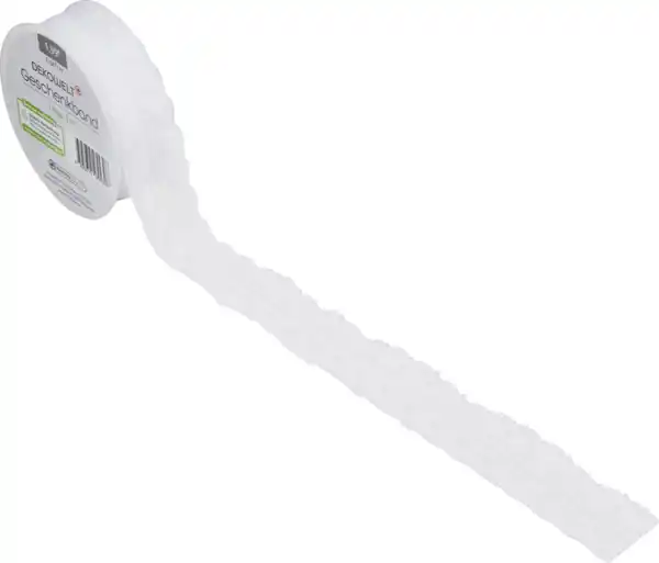 Bild 4 von DEKOWELT Spitze Rosa, weiß 25mm/3m, 3 m