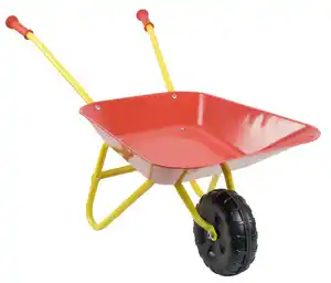 Kinderschubkarre rot gelb 76 x 38 x 38 cm