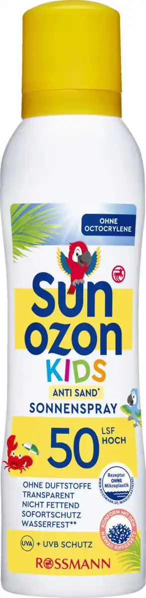 Bild 1 von sunozon Kids Sonnenspray Kids Anti Sand LSF 50, 200 ml