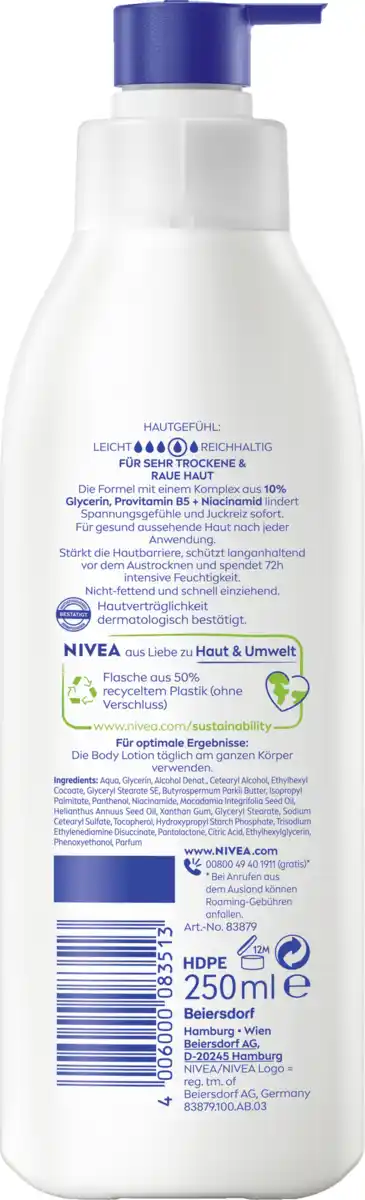 Bild 2 von NIVEA Body Lotion Repair & Care, 250 ml