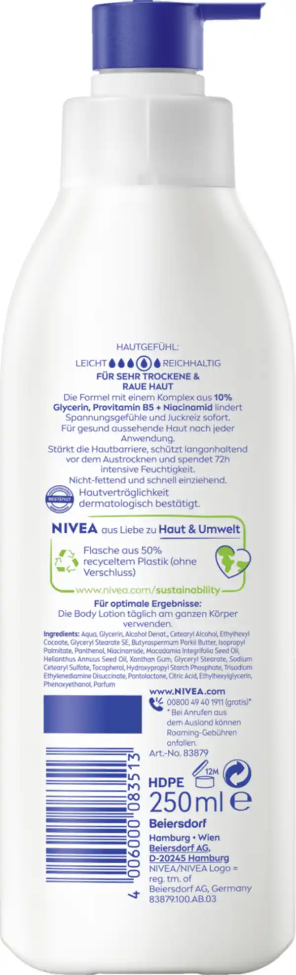 Bild 2 von NIVEA Body Lotion Repair & Care, 250 ml