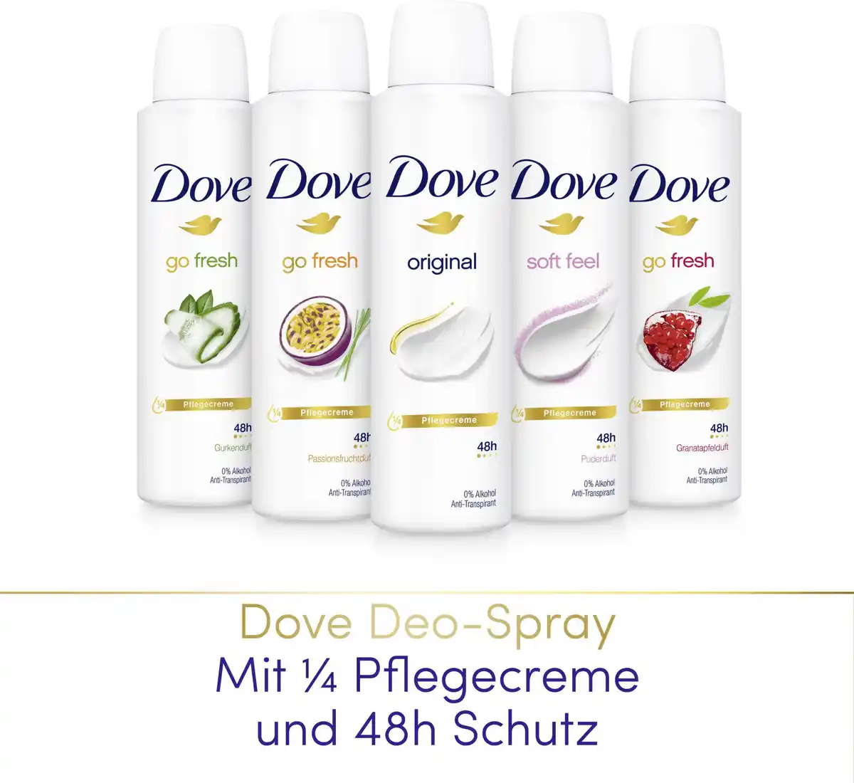 Bild 4 von Dove Anti-Transpirant Spray Original, 150 ml