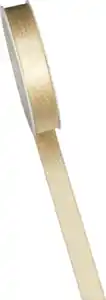 DEKOWELT Geschenkband creme Glimmer, 4 m
