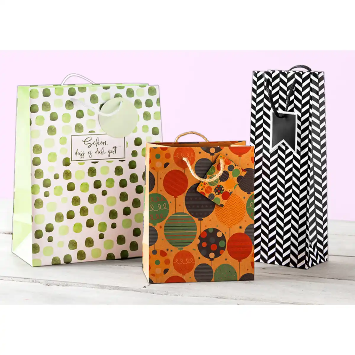 Bild 1 von Createlli Flaschen- und Geschenktüten "Frühling"